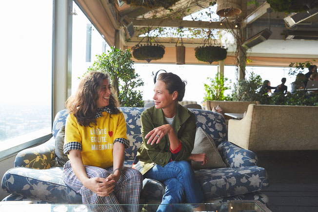 Tonje Kristiansen Her Platform conversation with Christy Turlington Burns & Clare Vivier